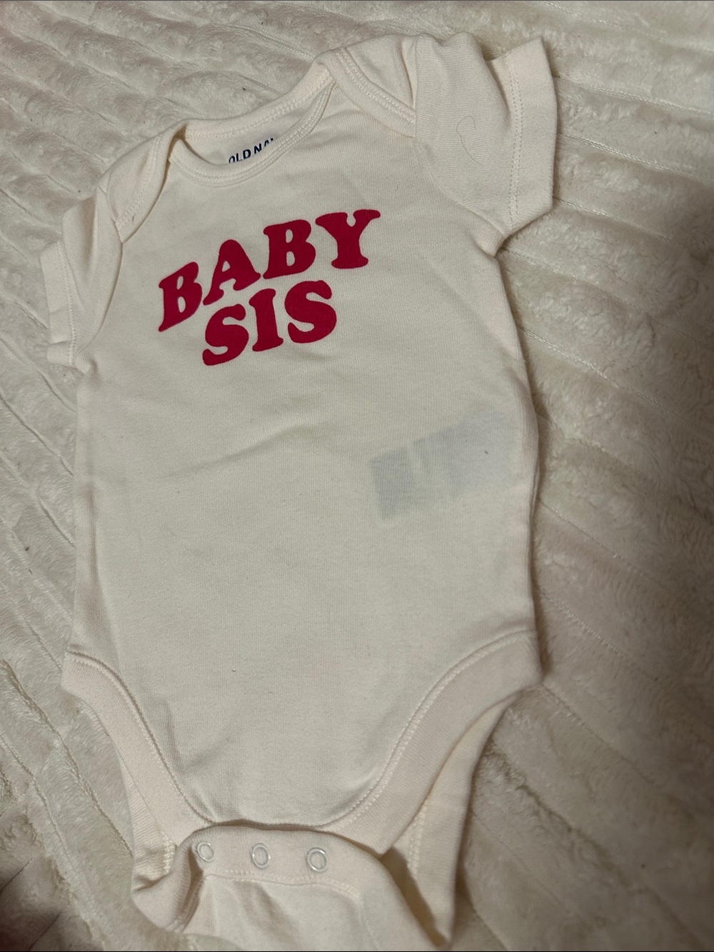 Old Navy Baby Sis Bodysuit